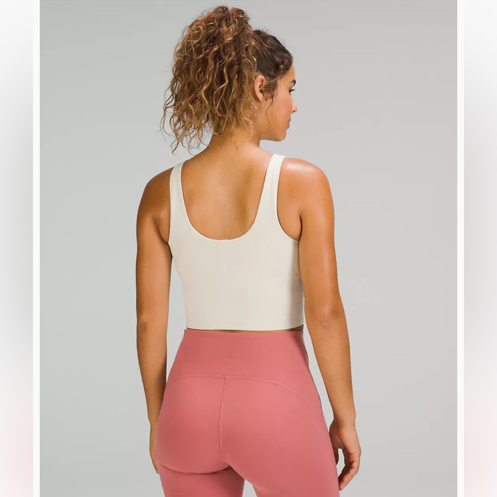 Lululemon cream colored tank top